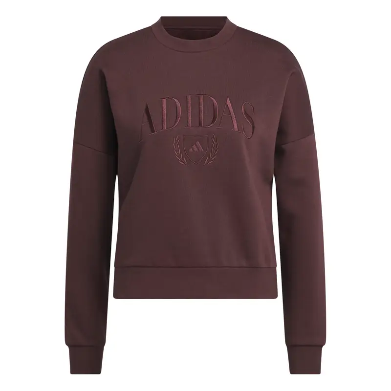 Felpa da donna adidas Cozy Holiday Marron