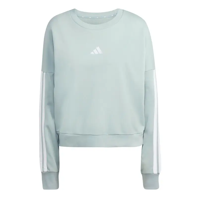 Felpa da donna adidas Essentials 3-Stripes French Terry Vert
