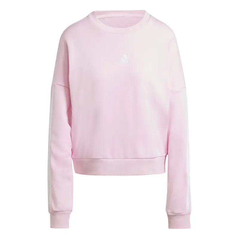 Felpa da donna adidas Essentials 3-Stripes Rose