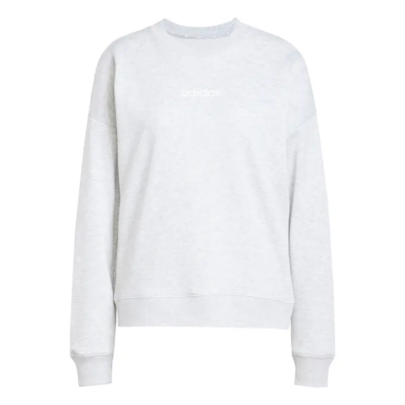 Felpa da donna adidas Essentials Linear Blanc