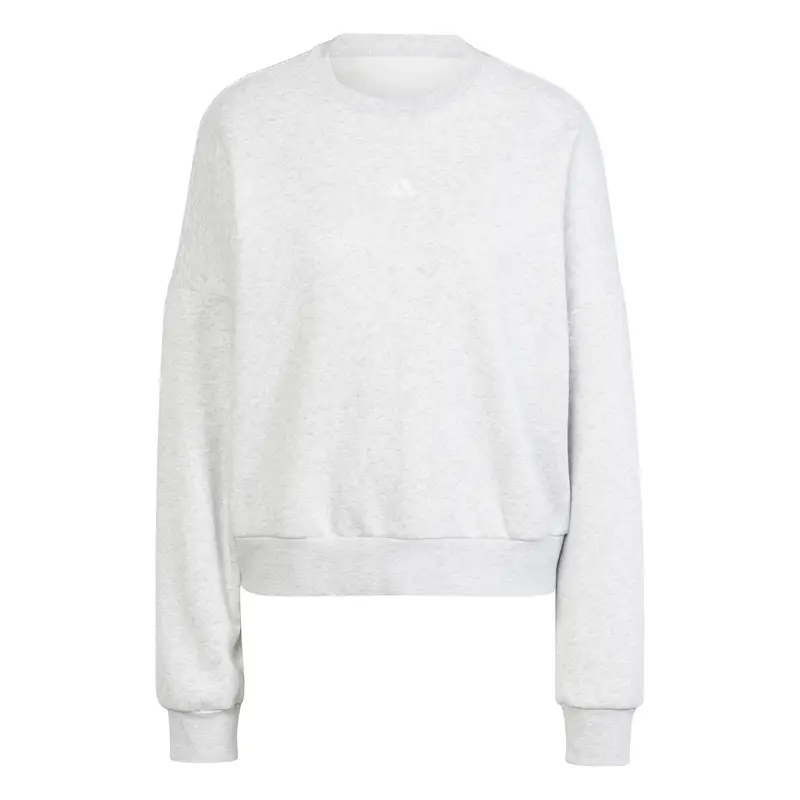 Felpa da donna adidas Essentials Small Logo Feel Cozy Gris