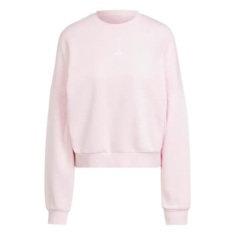 Felpa da donna adidas Essentials Small Logo Feelcozy Rose