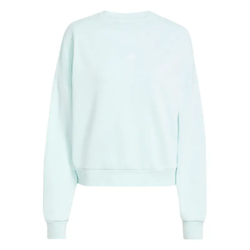 Felpa da donna adidas Essentials Small Logo Turquoise