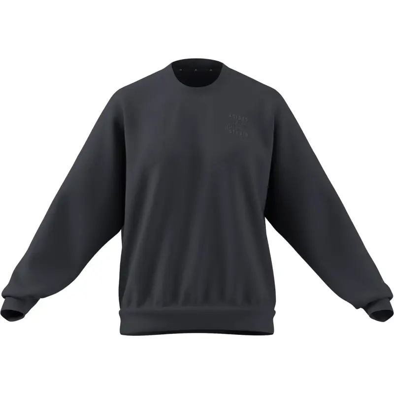 Felpa da donna adidas Studio Crew Auon 3-Stripes Gris