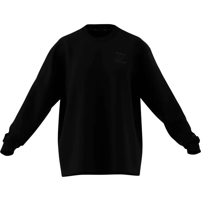 Felpa da donna adidas Studio GFX 3-Stripes Noir