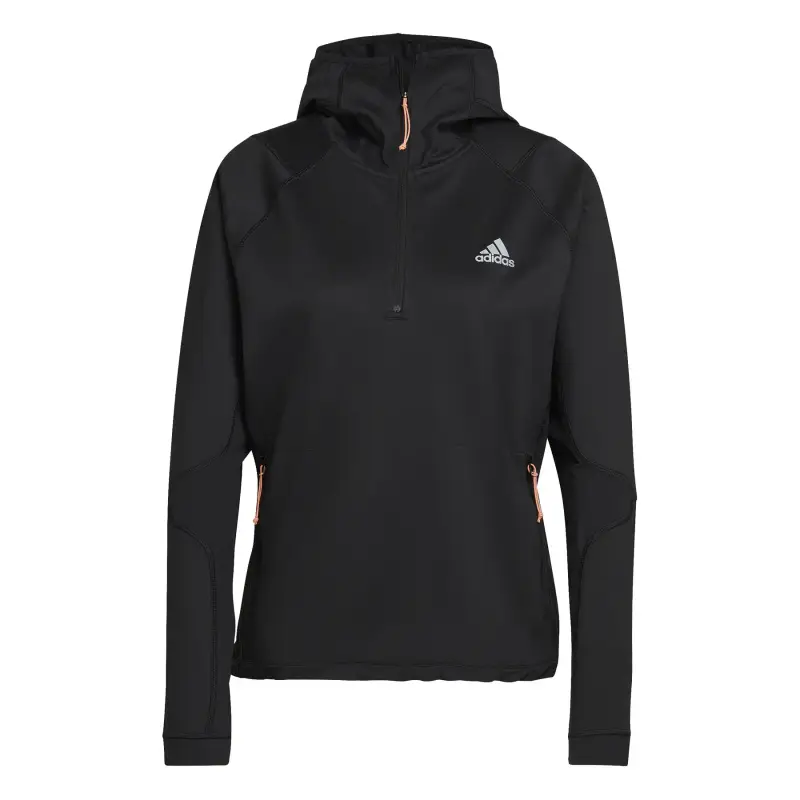 Felpa da donna adidas X-City Cold RDY Running Cover-Up Noir