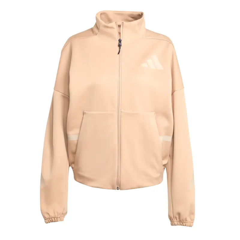 Felpa da donna adidas Z.N.E Marron