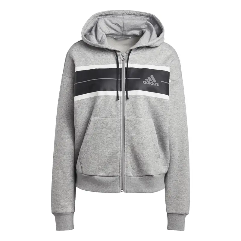 Felpa da donna con cappuccio adidas Essentials Gris