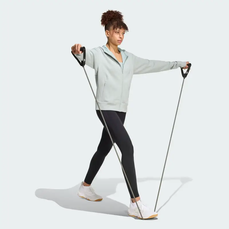 Felpa Designed 4 Training Full-Zip Hooded Wonder Sage miniatura 3