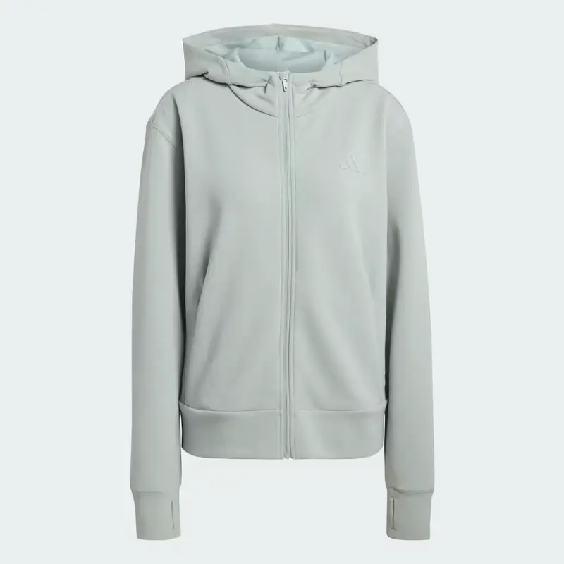 Felpa Designed 4 Training Full-Zip Hooded Wonder Sage miniatura 4