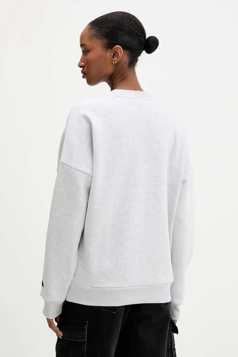 felpa donna colore grigio KT0875 miniatura 3
