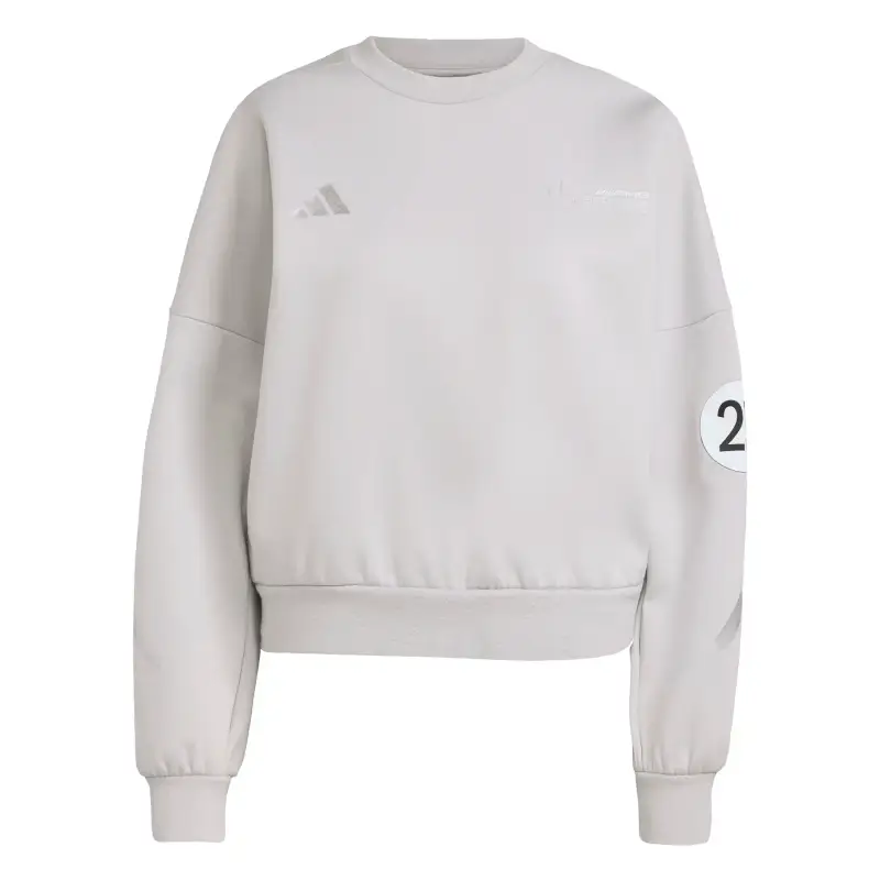 Felpa donna Mercedes AMG Petronas Formula One Team Silver Arrows Gris