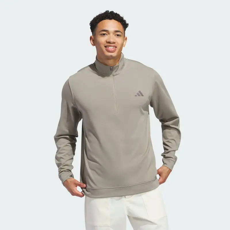 Felpa Elevated 1/4-Zip | Adidas Grigio argento