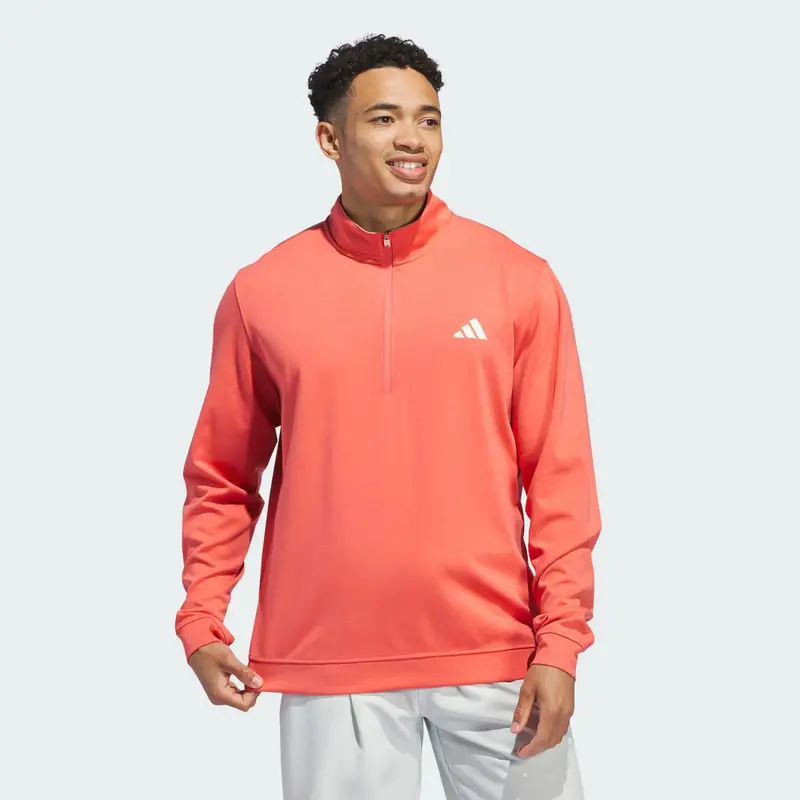 Felpa Elevated 1/4-Zip | Adidas Rosso scarlatto