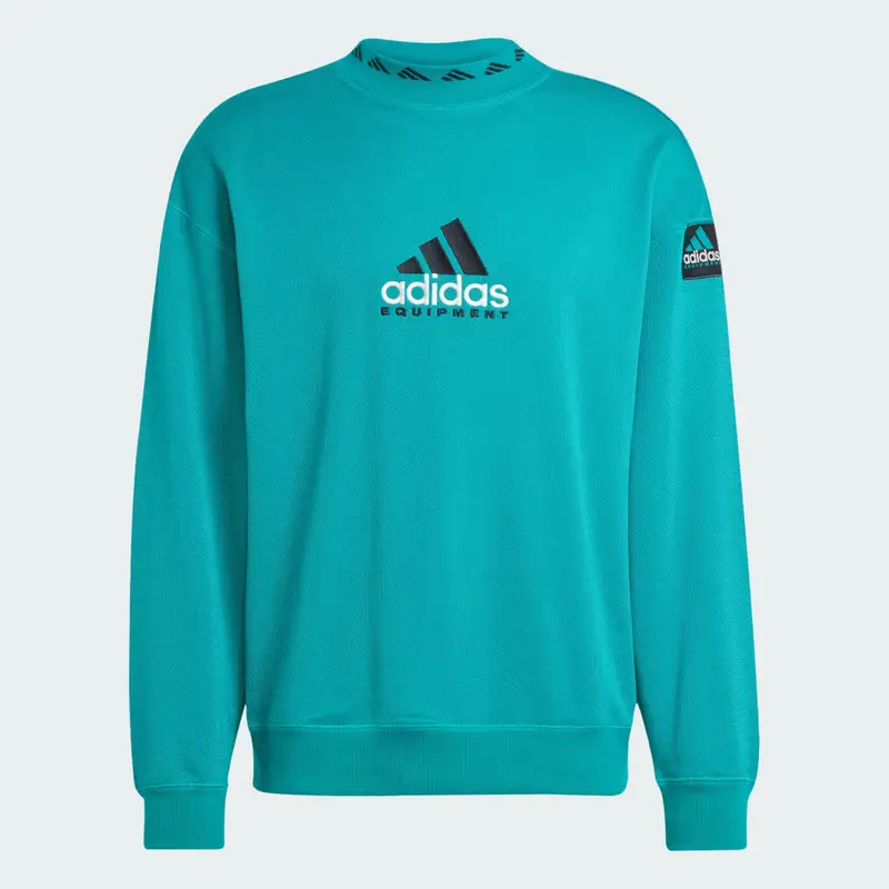 Felpa EQT Reflective Crewneck Equipment Green miniatura 4
