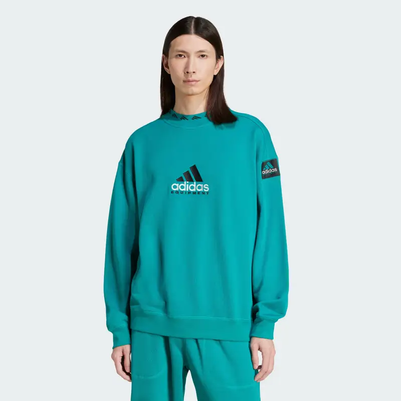 Felpa EQT Reflective Crewneck Equipment Green