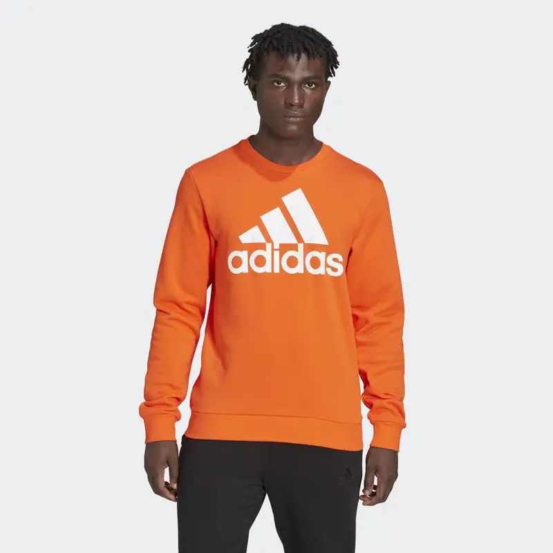 Felpa Essentials Big Logo | Adidas Arancione