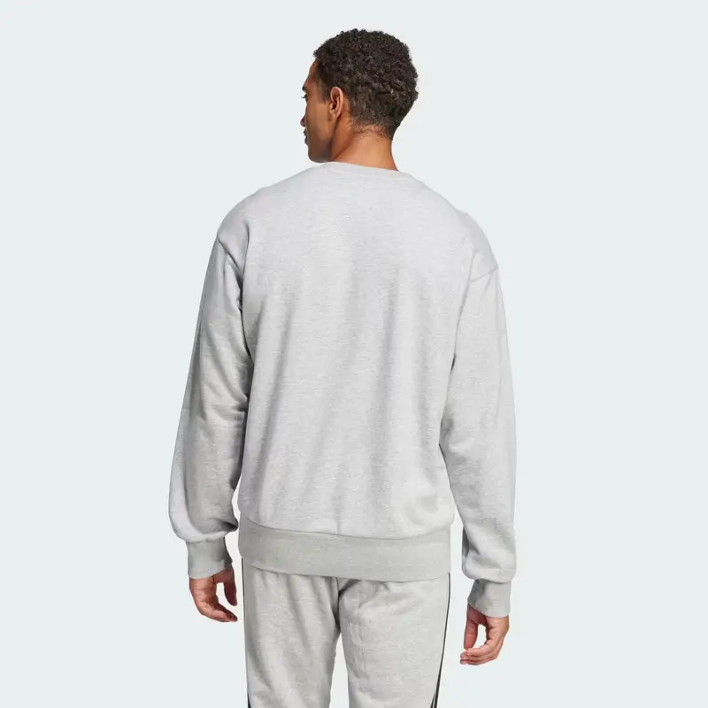 Felpa Essentials Big Logo French Terry Medium Grey Heather miniatura 2