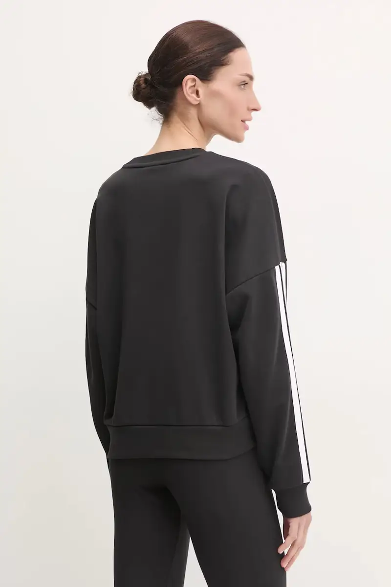 felpa Essentials donna colore nero con applicazione JE0016 miniatura 3