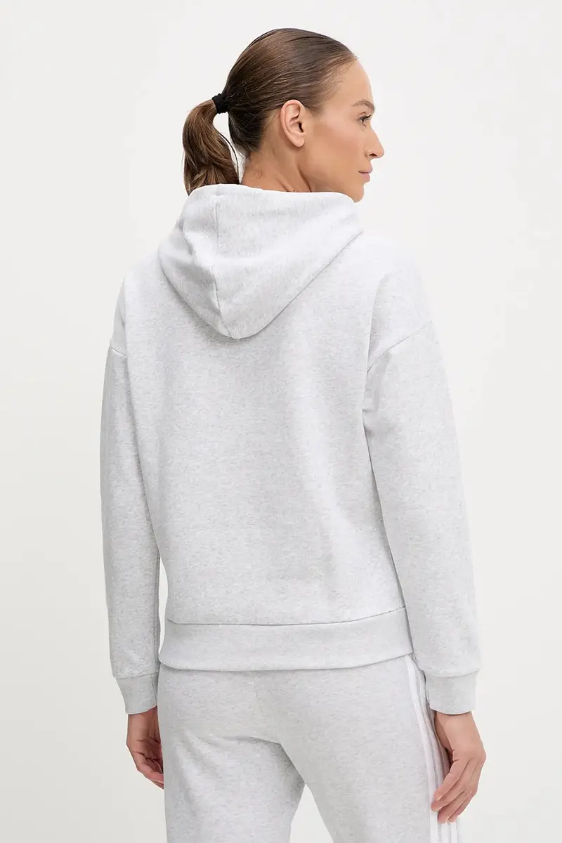 felpa Essentials Small Logo Feel Cozy Hoodie donna colore grigio con cappuccio JN1853 miniatura 3