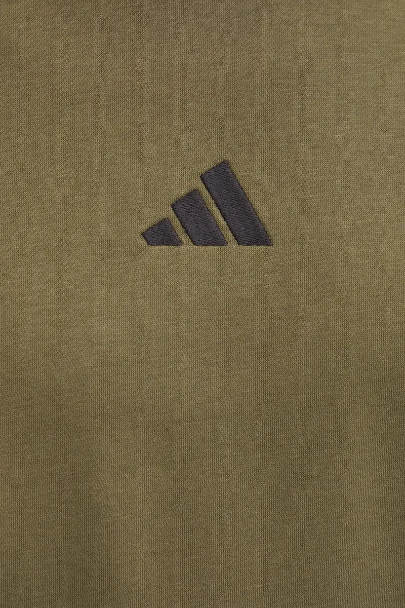 felpa Essentials uomo colore verde con cappuccio con applicazione JD1847 miniatura 5