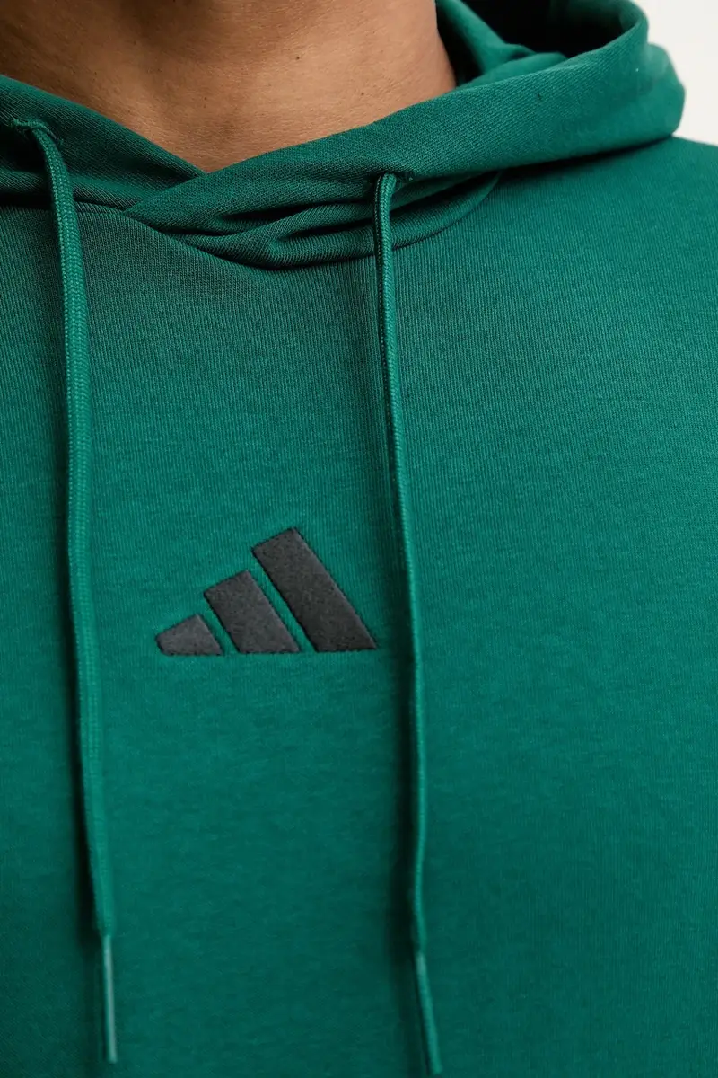 felpa Feelcozy uomo colore verde con cappuccio JE3841 miniatura 5