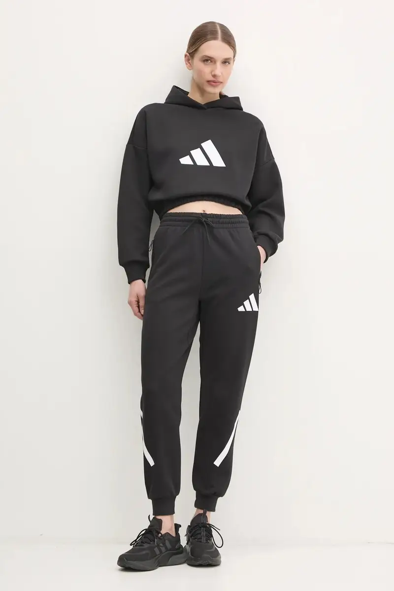 felpa Future Icons donna colore nero con cappuccio JE0136 miniatura 2