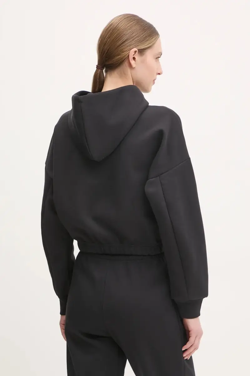 felpa Future Icons donna colore nero con cappuccio JE0136 miniatura 3