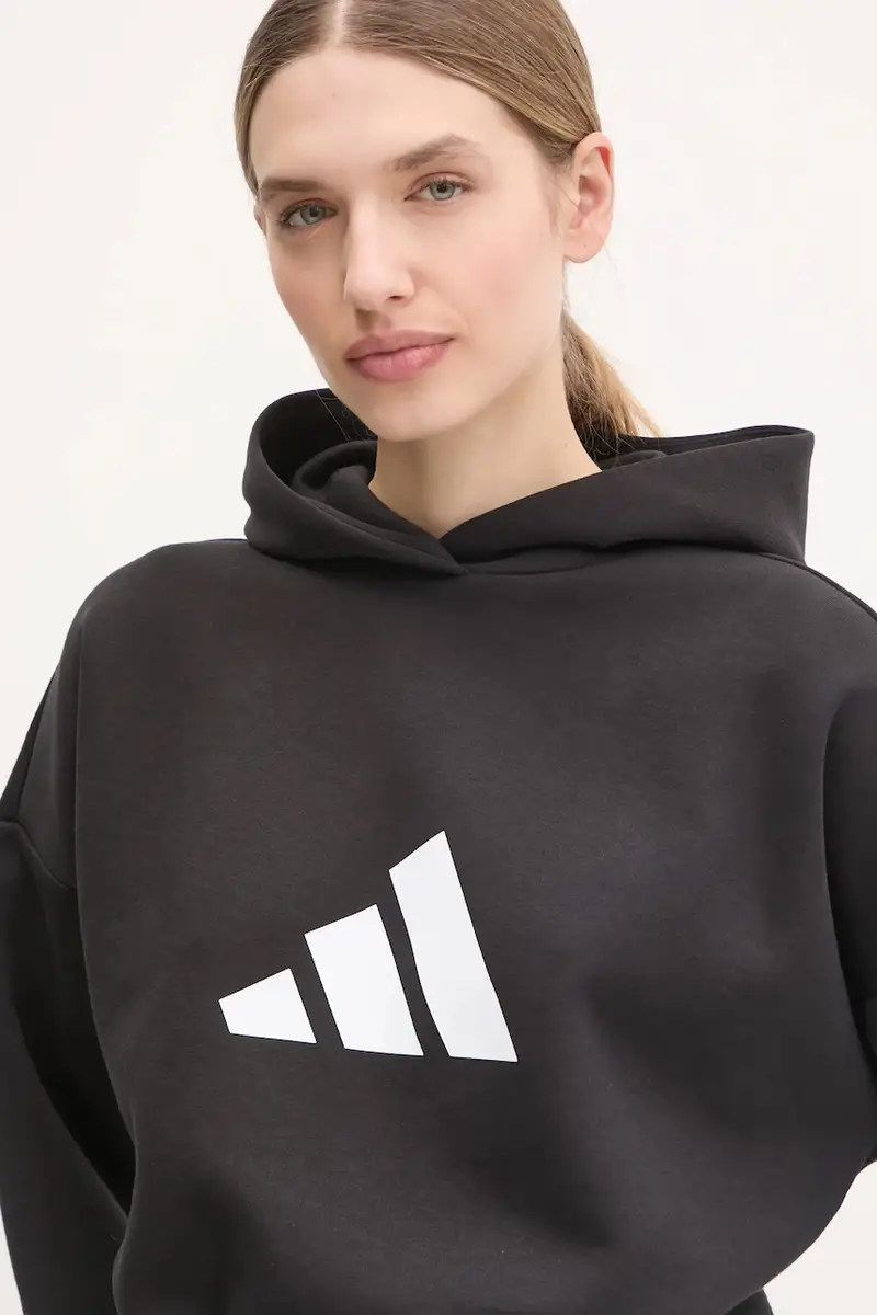 felpa Future Icons donna colore nero con cappuccio JE0136 miniatura 4