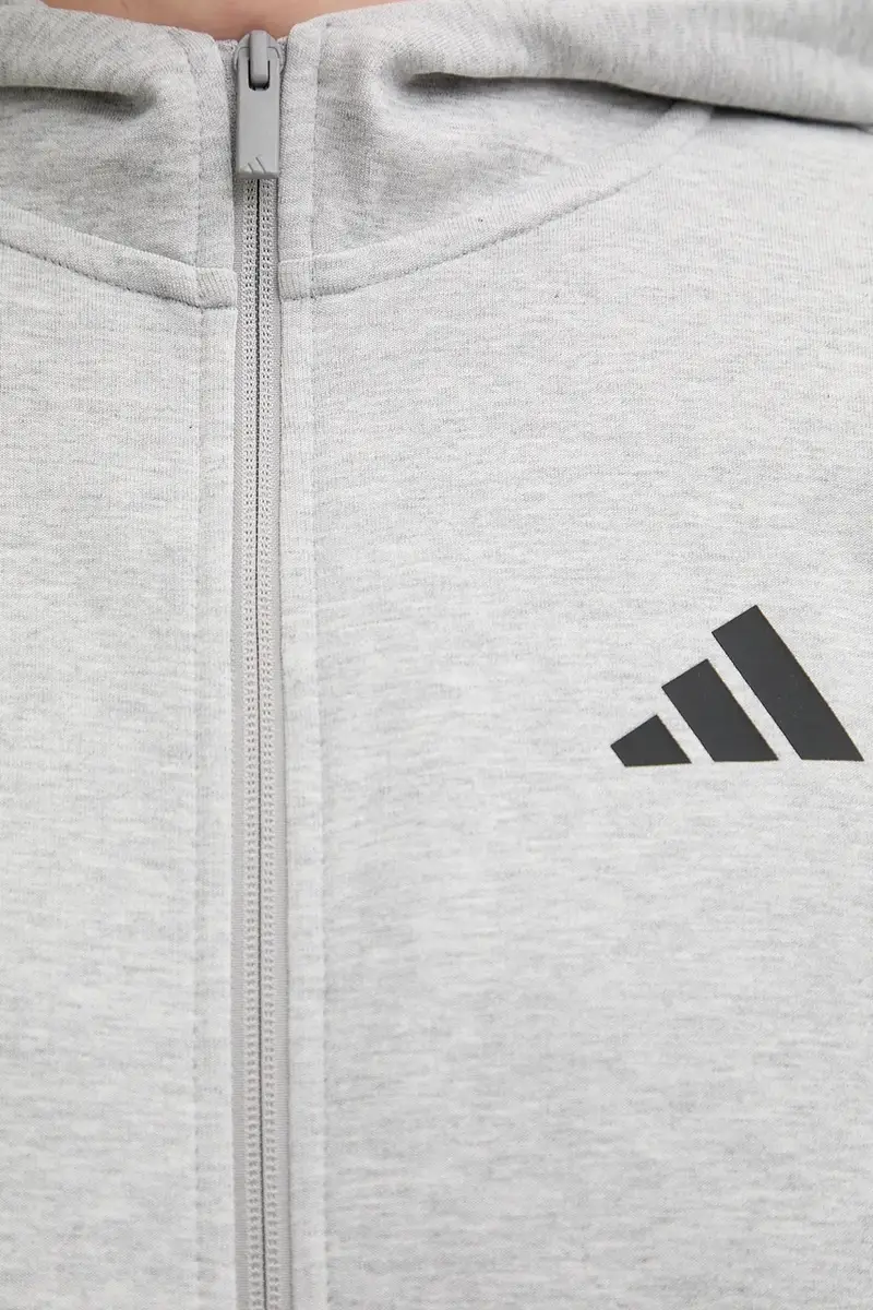 felpa Future Icons uomo colore grigio con cappuccio JD4945 miniatura 5