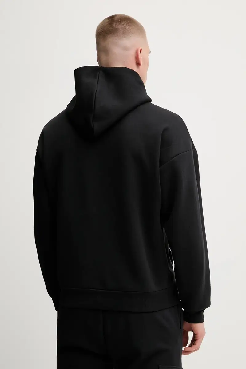 felpa Future Icons uomo colore nero con cappuccio JI8769 miniatura 3