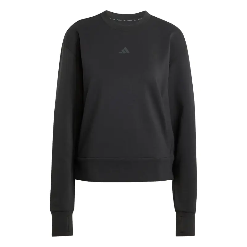 Felpa girocollo da donna adidas D4T Workout Warm Up
