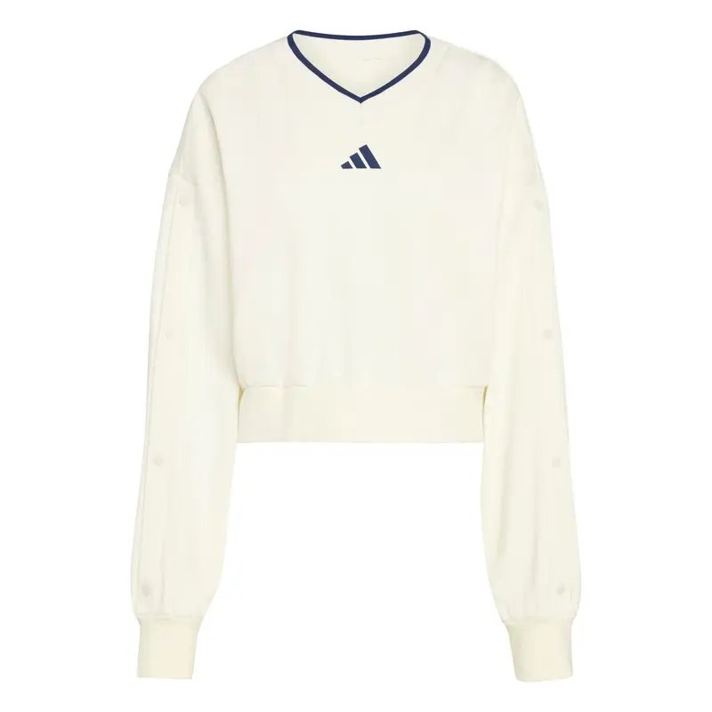 Felpa girocollo da donna adidas Stadium Blanc