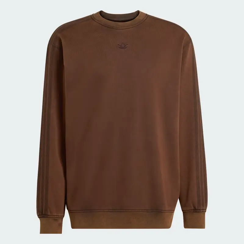 Felpa girocollo lavata retro Premium Essentials Aurora Coffee miniatura 4