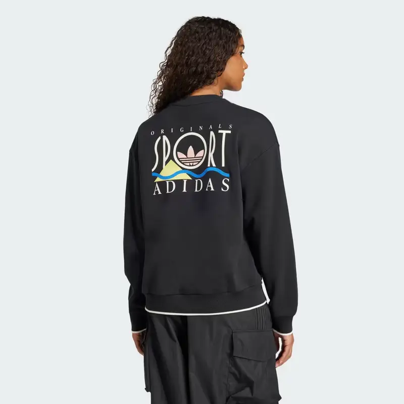 Felpa Graphic adidas Sports Black miniatura 2