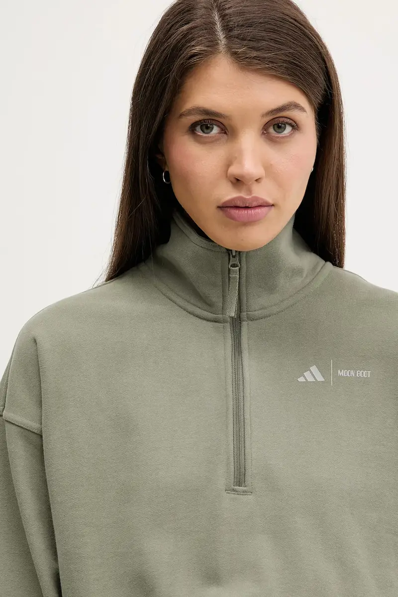 felpa in cotone adidas x Moon Boot Verde miniatura 4