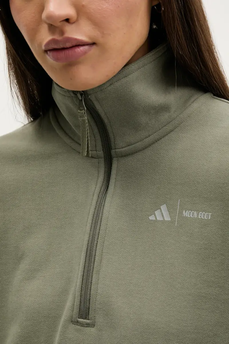 felpa in cotone adidas x Moon Boot Verde miniatura 5