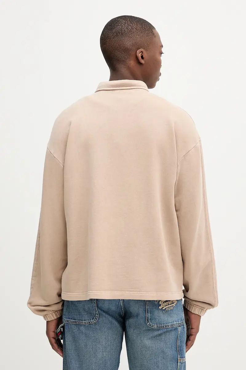 felpa in cotone ALL SZN uomo colore beige JY1724 miniatura 3