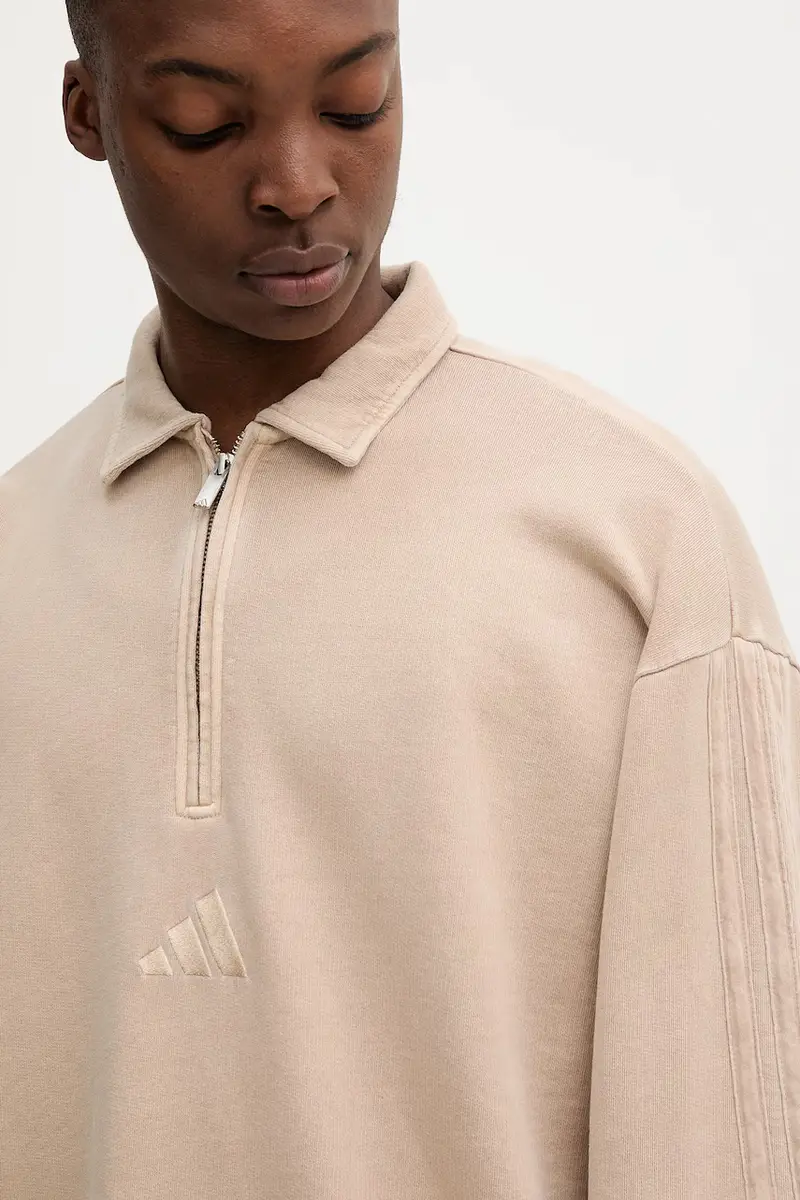 felpa in cotone ALL SZN uomo colore beige JY1724 miniatura 4