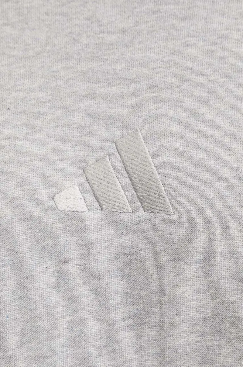 felpa in cotone All SZN uomo colore grigio IY4151 miniatura 5