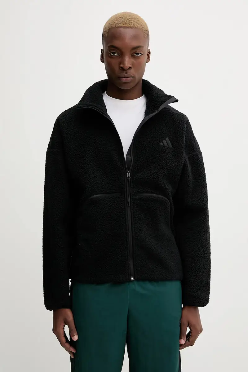 felpa in pile City Tech uomo colore nero KB1197