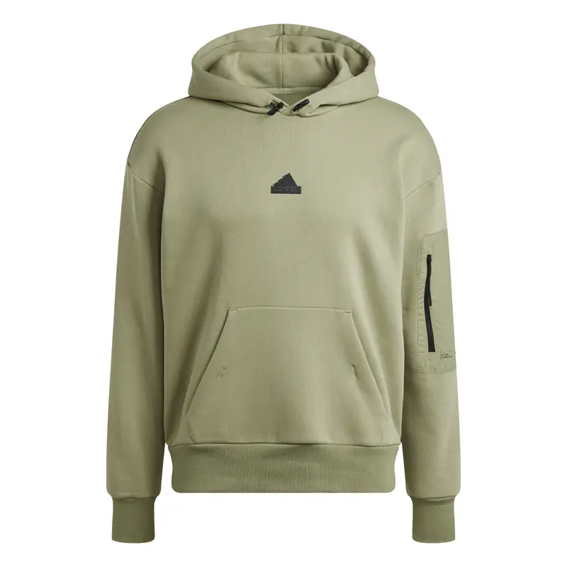 Felpa in pile con cappuccio adidas City Escape Vert