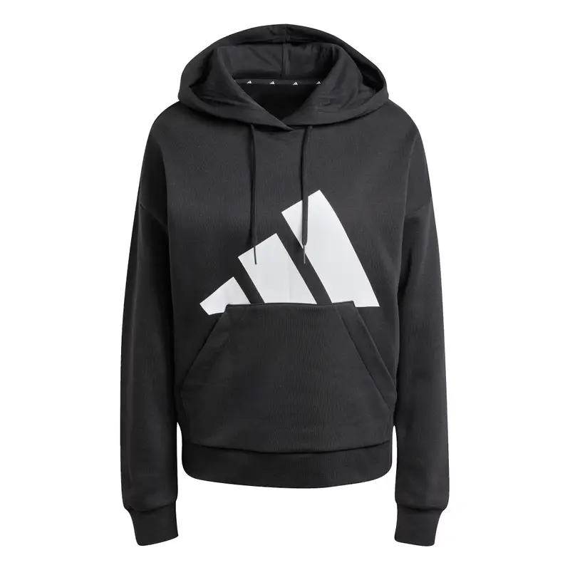 Felpa in pile con cappuccio da donna adidas Essentials Big Logo Noir
