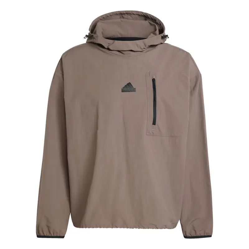 Felpa in tessuto adidas City Escape Marron