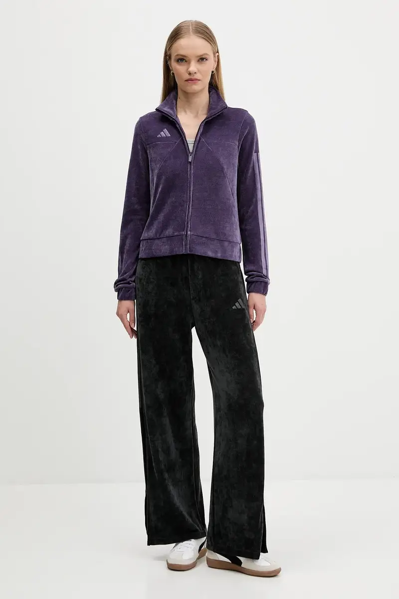 felpa in velluto Tiro Violetto miniatura 2