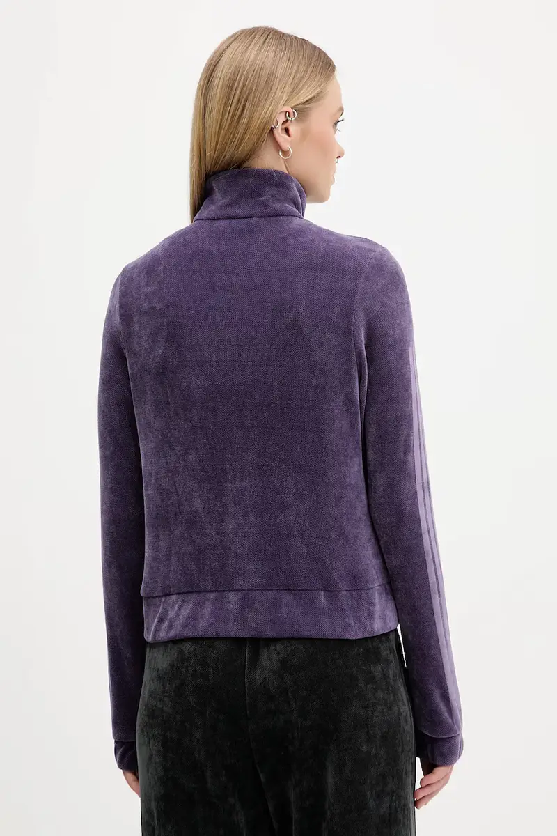 felpa in velluto Tiro Violetto miniatura 3