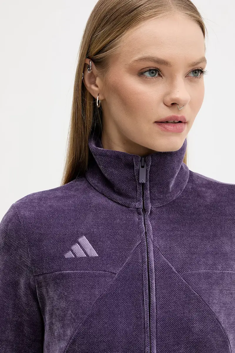 felpa in velluto Tiro Violetto miniatura 4