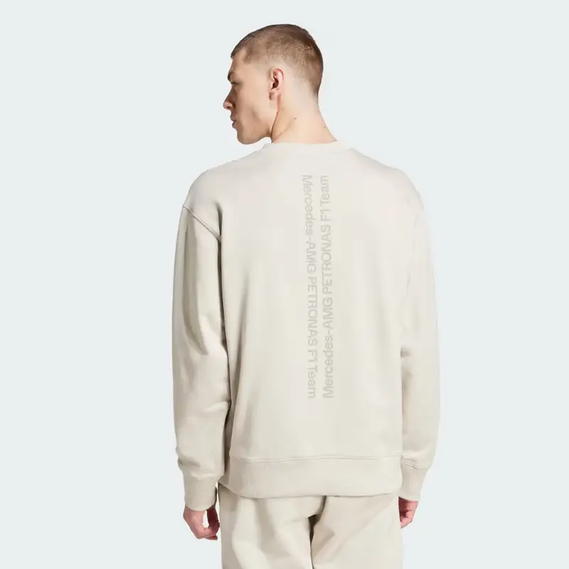 FELPA MERCEDES - AMG PETRONAS FORMULA ONE TEAM PREMIUM Beige miniatura 2