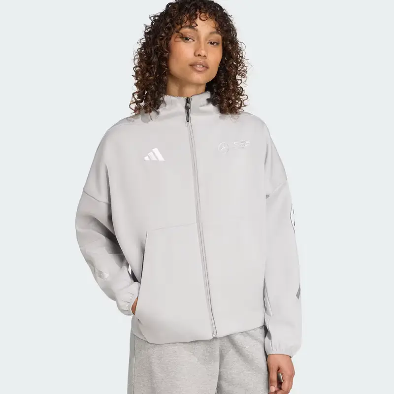 Felpa Mercedes - AMG Petronas Formula One Team Silver Arrows Grey Two miniatura 3