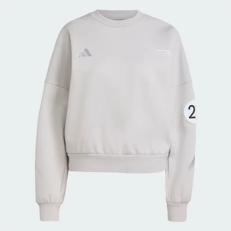 Felpa Mercedes - AMG Petronas Formula One Team Silver Arrows Grey Two miniatura 4